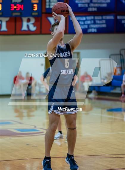 Thumbnail 3 in Kings vs Rancho Solano Prep  (Visit Mesa Basketball Challenge) photogallery.