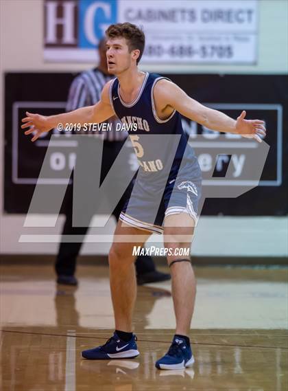 Thumbnail 2 in Kings vs Rancho Solano Prep  (Visit Mesa Basketball Challenge) photogallery.