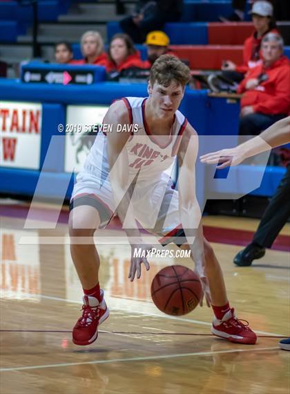 Thumbnail 3 in Kings vs Rancho Solano Prep  (Visit Mesa Basketball Challenge) photogallery.