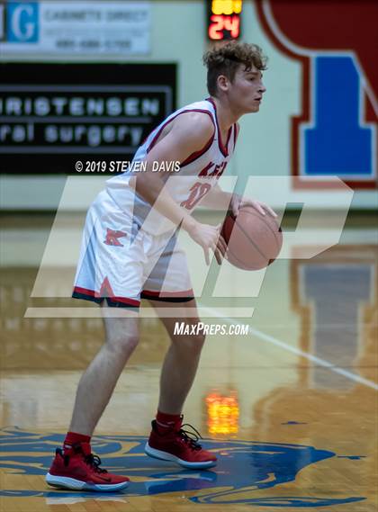 Thumbnail 1 in Kings vs Rancho Solano Prep  (Visit Mesa Basketball Challenge) photogallery.