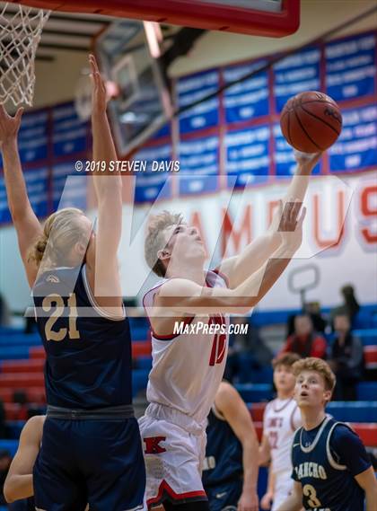 Thumbnail 1 in Kings vs Rancho Solano Prep  (Visit Mesa Basketball Challenge) photogallery.