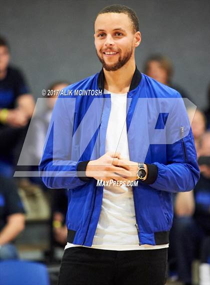 Thumbnail 3 in Stephen Curry Jersey Retirement @ Charlotte Christian photogallery.