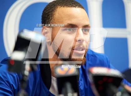 Thumbnail 3 in Stephen Curry Jersey Retirement @ Charlotte Christian photogallery.