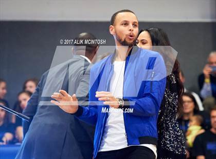 Thumbnail 2 in Stephen Curry Jersey Retirement @ Charlotte Christian photogallery.
