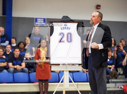 Thumbnail 3 in Stephen Curry Jersey Retirement @ Charlotte Christian photogallery.