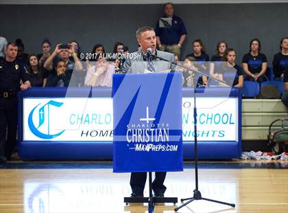 Thumbnail 3 in Stephen Curry Jersey Retirement @ Charlotte Christian photogallery.