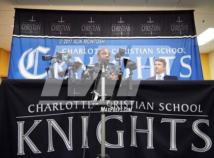 Thumbnail 3 in Stephen Curry Jersey Retirement @ Charlotte Christian photogallery.