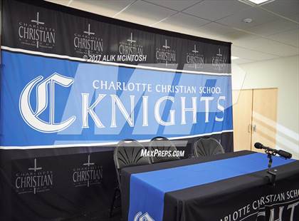 Thumbnail 1 in Stephen Curry Jersey Retirement @ Charlotte Christian photogallery.