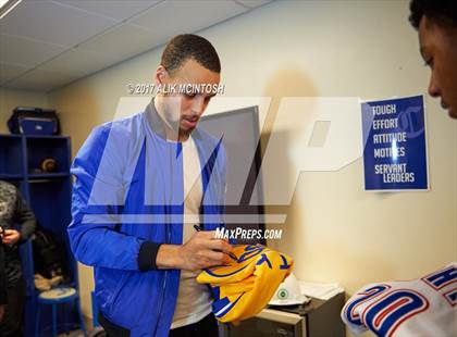 Thumbnail 1 in Stephen Curry Jersey Retirement @ Charlotte Christian photogallery.