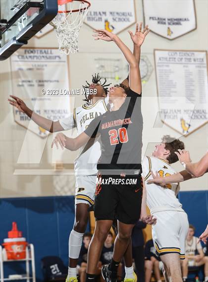 Thumbnail 1 in Mamaroneck vs Pelham (Pelham Holiday Tournament) photogallery.