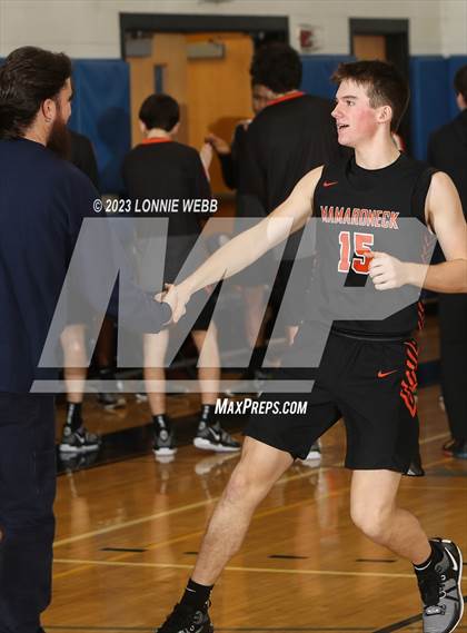 Thumbnail 2 in Mamaroneck vs Pelham (Pelham Holiday Tournament) photogallery.