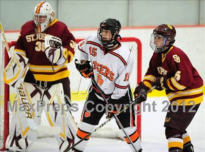 Thumbnail 1 in St. Joseph vs. Ridgefield (FCIAC Tier 1 Semifinal) photogallery.