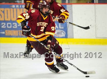 Thumbnail 2 in St. Joseph vs. Ridgefield (FCIAC Tier 1 Semifinal) photogallery.
