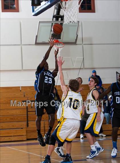 Thumbnail 3 in St. Mark's vs Trinity Christian (Trinity Valley School Shootout) photogallery.