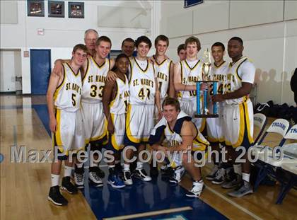 Thumbnail 1 in St. Mark's vs Trinity Christian (Trinity Valley School Shootout) photogallery.