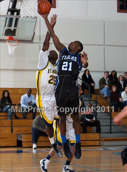 Thumbnail 1 in St. Mark's vs Trinity Christian (Trinity Valley School Shootout) photogallery.