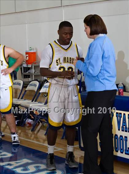 Thumbnail 1 in St. Mark's vs Trinity Christian (Trinity Valley School Shootout) photogallery.