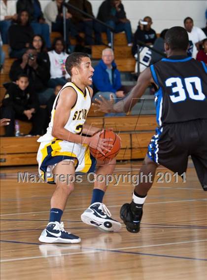 Thumbnail 1 in St. Mark's vs Trinity Christian (Trinity Valley School Shootout) photogallery.