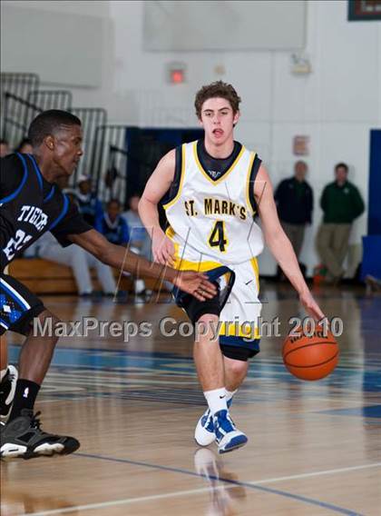 Thumbnail 1 in St. Mark's vs Trinity Christian (Trinity Valley School Shootout) photogallery.