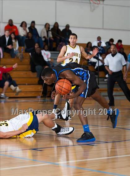 Thumbnail 3 in St. Mark's vs Trinity Christian (Trinity Valley School Shootout) photogallery.