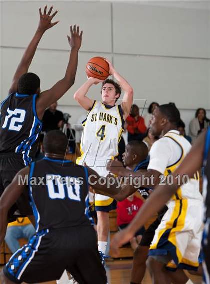 Thumbnail 1 in St. Mark's vs Trinity Christian (Trinity Valley School Shootout) photogallery.