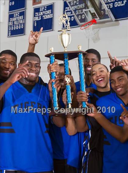 Thumbnail 3 in St. Mark's vs Trinity Christian (Trinity Valley School Shootout) photogallery.