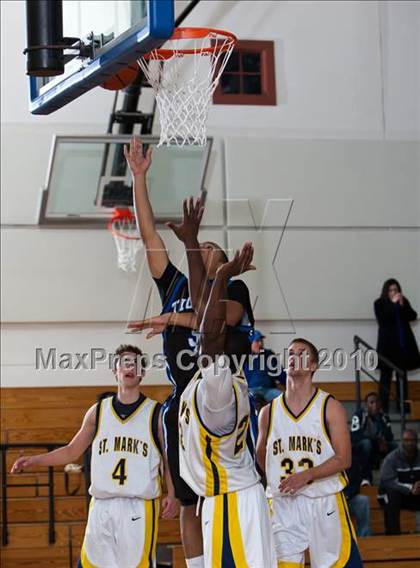 Thumbnail 2 in St. Mark's vs Trinity Christian (Trinity Valley School Shootout) photogallery.