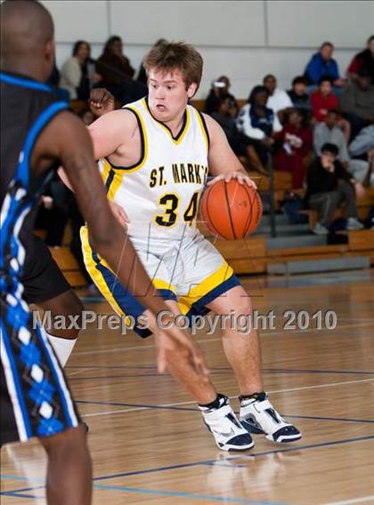 Thumbnail 1 in St. Mark's vs Trinity Christian (Trinity Valley School Shootout) photogallery.
