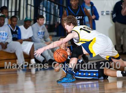 Thumbnail 1 in St. Mark's vs Trinity Christian (Trinity Valley School Shootout) photogallery.