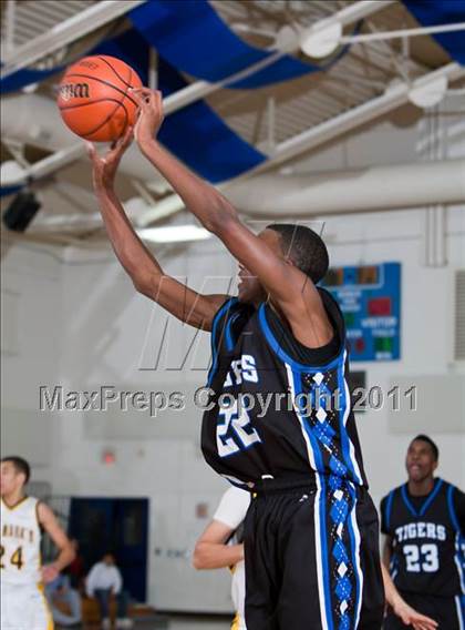 Thumbnail 2 in St. Mark's vs Trinity Christian (Trinity Valley School Shootout) photogallery.