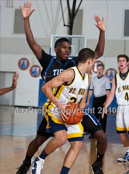 Thumbnail 2 in St. Mark's vs Trinity Christian (Trinity Valley School Shootout) photogallery.