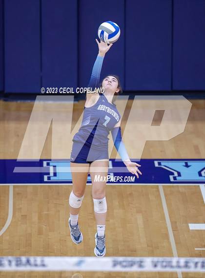 Thumbnail 1 in Woodstock vs. Pope (GHSA 6A 1st Round) photogallery.