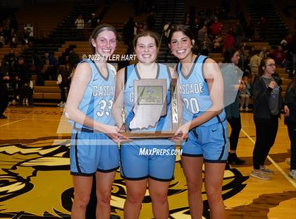 Thumbnail 3 in Cascade vs. Danville (IHSAA 3A Sectional Championship) photogallery.