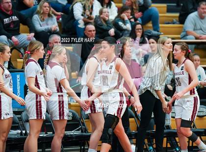 Thumbnail 2 in Cascade vs. Danville (IHSAA 3A Sectional Championship) photogallery.