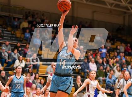 Thumbnail 3 in Cascade vs. Danville (IHSAA 3A Sectional Championship) photogallery.