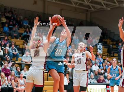 Thumbnail 2 in Cascade vs. Danville (IHSAA 3A Sectional Championship) photogallery.