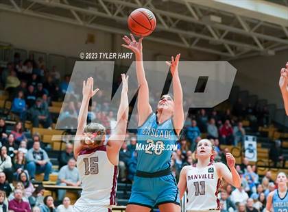 Thumbnail 1 in Cascade vs. Danville (IHSAA 3A Sectional Championship) photogallery.
