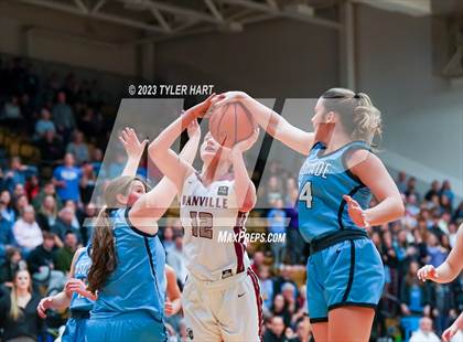 Thumbnail 2 in Cascade vs. Danville (IHSAA 3A Sectional Championship) photogallery.
