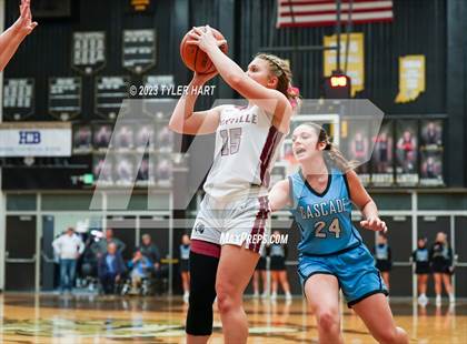 Thumbnail 3 in Cascade vs. Danville (IHSAA 3A Sectional Championship) photogallery.