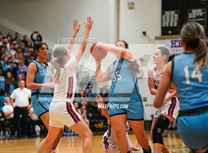 Thumbnail 3 in Cascade vs. Danville (IHSAA 3A Sectional Championship) photogallery.