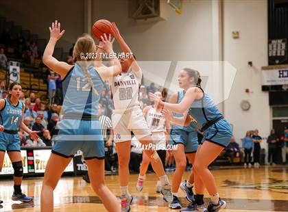 Thumbnail 2 in Cascade vs. Danville (IHSAA 3A Sectional Championship) photogallery.