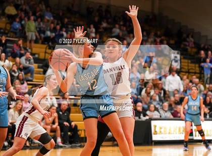 Thumbnail 3 in Cascade vs. Danville (IHSAA 3A Sectional Championship) photogallery.