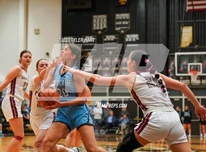 Thumbnail 2 in Cascade vs. Danville (IHSAA 3A Sectional Championship) photogallery.