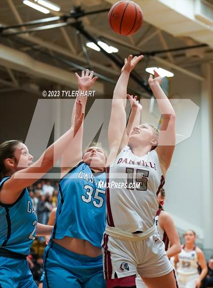 Thumbnail 1 in Cascade vs. Danville (IHSAA 3A Sectional Championship) photogallery.