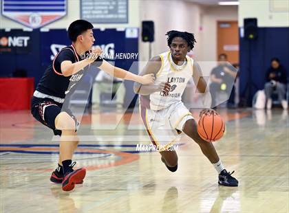 Thumbnail 2 in Layton Christian Academy vs. Centennial (Tarkanian Classic) photogallery.