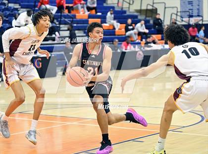 Thumbnail 3 in Layton Christian Academy vs. Centennial (Tarkanian Classic) photogallery.