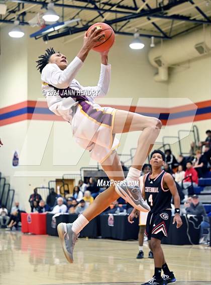 Thumbnail 1 in Layton Christian Academy vs. Centennial (Tarkanian Classic) photogallery.