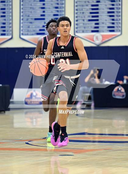 Thumbnail 3 in Layton Christian Academy vs. Centennial (Tarkanian Classic) photogallery.