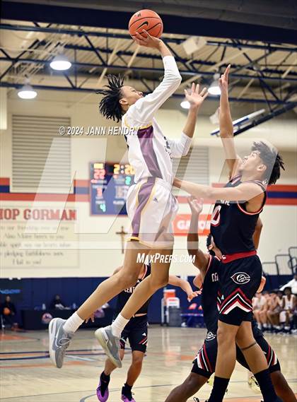 Thumbnail 2 in Layton Christian Academy vs. Centennial (Tarkanian Classic) photogallery.