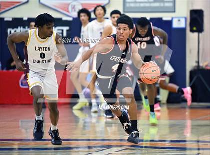Thumbnail 1 in Layton Christian Academy vs. Centennial (Tarkanian Classic) photogallery.